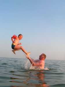 Азовское море. И я с сынулей . 2009 г